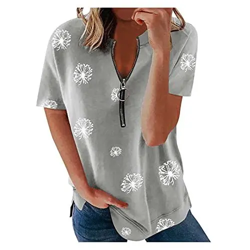 Produktbild: Generisch Cowboy Hemd Damen sexy Chiffon Bluse Long Damen Sommer leinenhemd Damen Sommer Long polohemd Damen Damen blusenshirt 46 seidenblusen für Damen longarm weiße blusen große größen