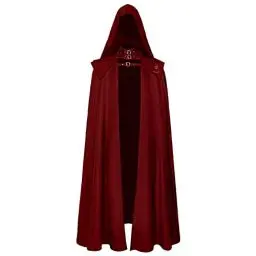 Produktbild: Generisch Damen Kostüm Kleid Halloween Cosplay Kleidung Karneval Kostüme Erwachsene Vampir Lange Kleid Hexenkleid Cosplay Club Party Kostüme Viktorianischen Kleider Maxikleid (Red, L)