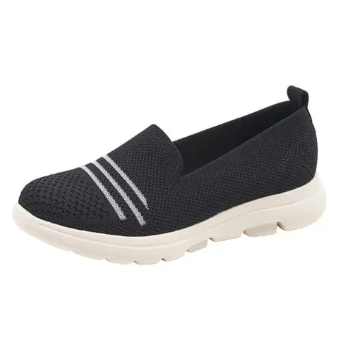 Produktbild: Generisch Damen Laufschuhe Turnschuhe Sportschuhe Sneaker Leichtgewichts Atmungsaktiv Gummisohlen für Walking Outdoor Fitness Jogging Walkingschuhe Damen Glitzer Sneaker Damen 42
