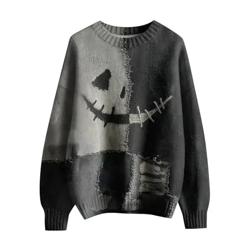 Produktbild: Generisch Damen Pullover Zopfpullover für Wollpullover Strickpullover Winter Pulli Oversize Elegant Grau L