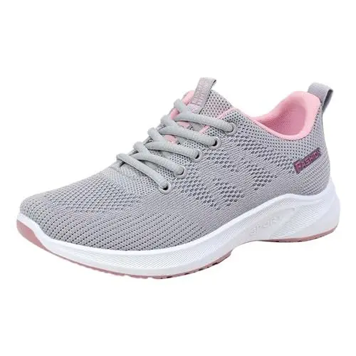 Produktbild: Generisch Damen Sportschuhe Laufschuhe Turnschuhe Sneaker Running Tennis Walkingschuhe Straßenlaufschuhe Fitness Jogging Leichte Atmungsaktiv rutschfeste Schuhe Cute Shoes Running Shoes Damen On
