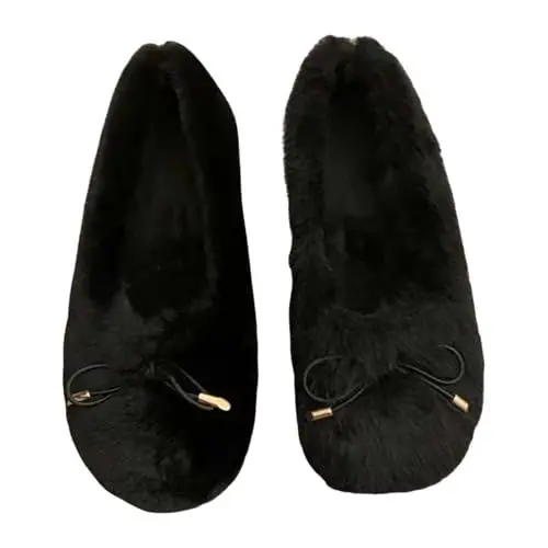 Produktbild: Generisch Damen Warm Slippers Heimschuhe Fuzzy Paare Pantoffeln Flauschige Geschenk Schlappen Filzhausschuhe Plüschschuhe Hausschuhe Hausschuhe Lammfell Damen HüTtenschuhe PlüSchhausschuhe
