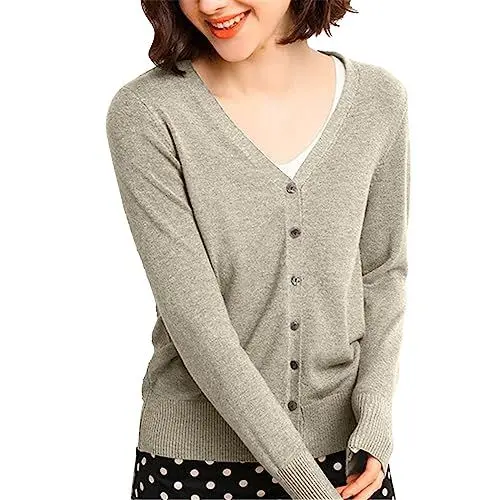 Produktbild: Generisch Damen Winterjacke Sale, Damenmode Sale, Damen Mantel Winter Jacket Damen-Cardigan Mit V-Ausschnitt Und Jacke, Einfarbiger Strickpullover Lange Strickjacke Schwarz, Sale Damen Bekleidung