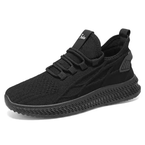 Produktbild: Generisch Damenschuhe, Lange Slipper-Socken für Damen, für den, einfarbig, zum Reinschlüpfen, lässig, offene Zehenpartie, flach, weiche Slipper-Socken für Damen Schuhe Damen Run (Black, 37)