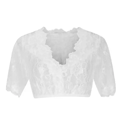 Produktbild: Generisch Dirndl Bluse Damen hochgeschlossen, Dirndl Bluse Damen hochgeschlossen, Dirndl Bluse Damen hochgeschlossen,
