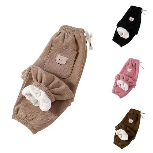 Produktbild: Generisch Gutscheine Jogginghose Jungen Sporthose Weiche Hosen Outdoorhose Kinder Thermoleggings Baggy Hose Trainingshose Thermohose Niedliche Trainingshose Kuschelhose Freizeithose Khaki,3 Jahre