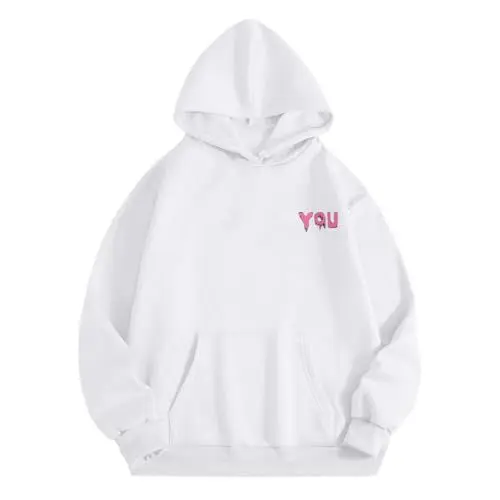 Produktbild: Generisch Halloween Kostüm Damen Lustige Pullover Cute Muster Druck Sweatshirt Langarm ohne Kapuze Halloween-Kostüm Halloween Druck Festlich Langarmshirt Locker Oberteil Longshirt (White, XL)