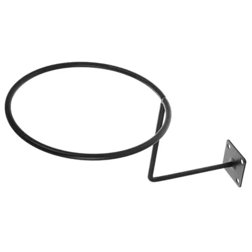Produktbild: Generisch Helmhaken Hutablage Für Schrank Helmträger Wandregal Zum Aufhängen Hutaufhänger-wandhalterung Wandmontiertes Regal Wandmontierte Basketballhalterung Hängende Hutablage Eisen Black