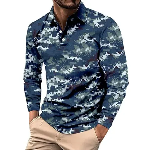 Produktbild: Generisch Herren Hemd Regular Fit Langarm Herrenhemden Freizeithemd Regular Businesshemd Elastiscer Bügelfreie Hemden Batik Hemd Männer Rosa Blau Anzug Herren WeißShirts Herren