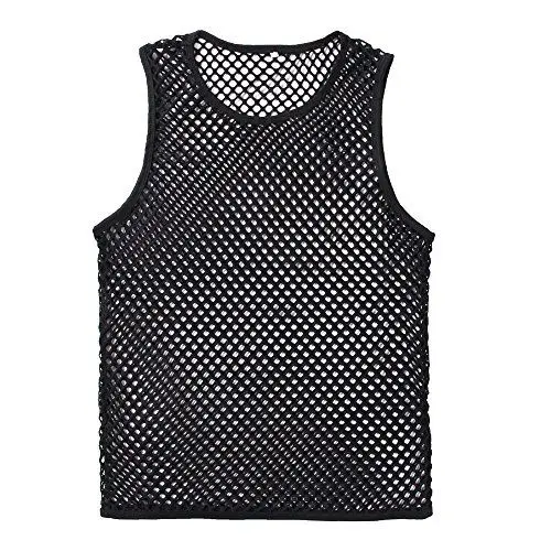 Produktbild: Generisch Herren Hemd Schwarz Button down Bluse für Männer lässige Mesh Herrenbluse Hemden Herren Kurzärmlig (Black, S)