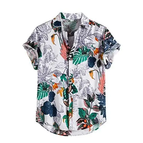 Produktbild: Generisch Herren Hemden Kurzarm XL männer Hemden Sommer Hawaii Hemd männer Set 4 karo Hemden männer Kurzarm Hemden Herren karriert Hemden Herren elegant Sommer Polo Hemden