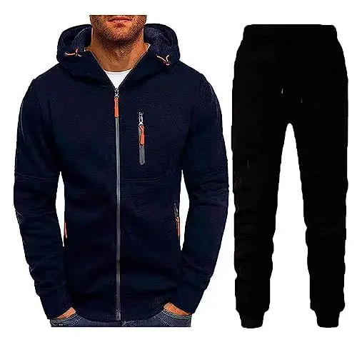 Produktbild: Generisch Herren Jogginganzug Sportanzug für Männer Trainingsanzug Laufanzug Gym Freizeitanzug Modell Jogginganzug Herren 4 XL Trainingsanzug Herren Warm Trainingsanzug 80Er Jahre Herren XXXXL