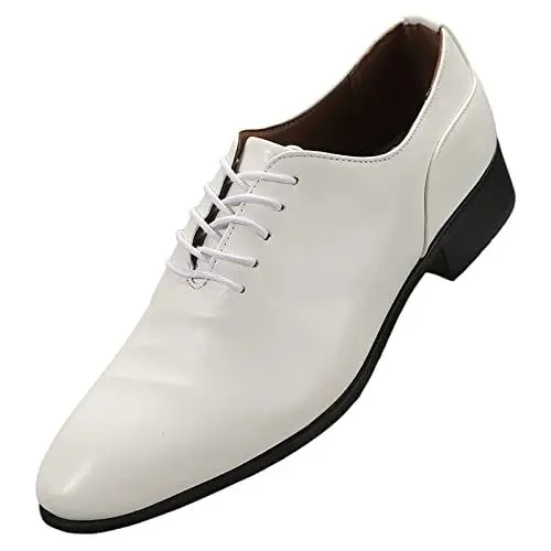 Produktbild: Generisch Herren Klassische Halbschuhe Elegante Blockabsatz Schnürer Freizeit Basic Schuhe Slippers Schnürschuhe Derby Schuhe Herren Oxford Schuhe