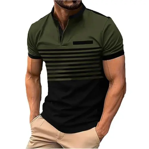Produktbild: Generisch Herren Kurzarm Poloshirt Grün L