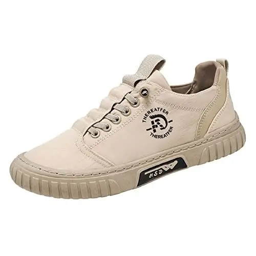 Produktbild: Generisch Herren Low Top Atmungsaktive Casual Wanderschuhe Canvas Schuhe Herren Retro 13 (Khaki, 39)