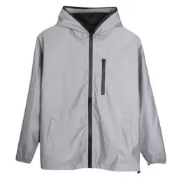 Produktbild: Generisch Herren Reflektierende Jacken mit Kapuze, Herren Windbreaker, Herren Streetwear, Herren Herrenmäntel, Jacken Herren,Durchgehender Reißverschluss, Fleece