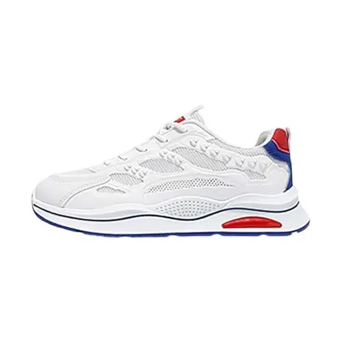 Produktbild: Generisch Herren Sneaker Walkingschuhe Atmungsaktiv Straßenlaufschuhe Leicht Freizeit Sportschuhe Jogging Workout Tennisschuhe Herren Sneaker 44 Men's Outdoor Cross Trainers Slip On Herren Schuhe