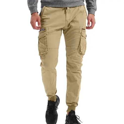 Produktbild: Generisch Herren lässige Denim-Hose,Klassische gerades Bein, Normale Passform Wollhose Herren Cargohose Herren Schwarz Security Chino Hosen MäNner Chino Hose Herren Anthrazit