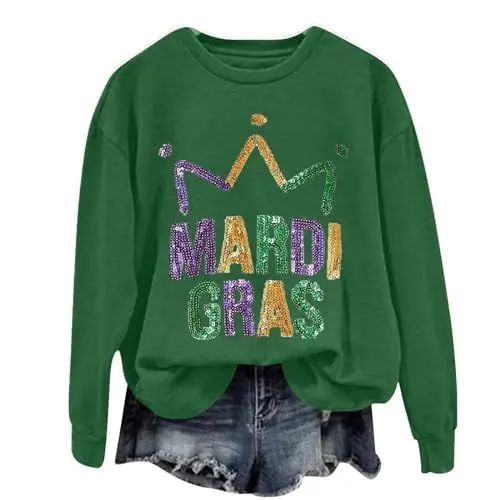 Produktbild: Generisch Hoodie Damen Pullover Oversize Modische Hoodies & Sweatshirts Rundhalsausschnitt Sweatshirt Langarm Oberteile Kapuzenpulli Übergangs Hoody Bedrucken Tops Oberteil Kuschel Leicht Sweatshirts