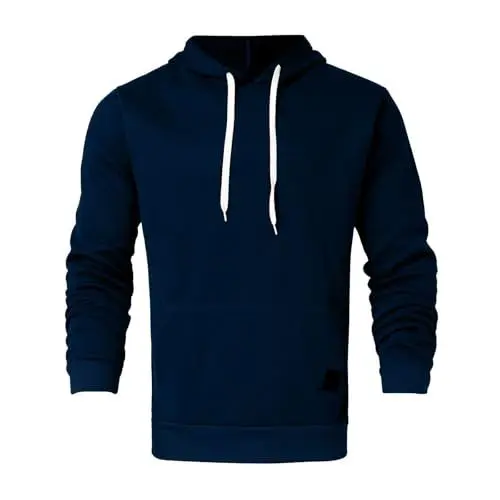 Produktbild: cyber monday deals 2024 now Hoody Herren mit Kapuze Locker Lässige Fleecepullover mit Taschen Drawstring Modische Bequemer Sweatshirt Basic Modern Kapuzenpullover Langarm Winter Hoodies Für Männer