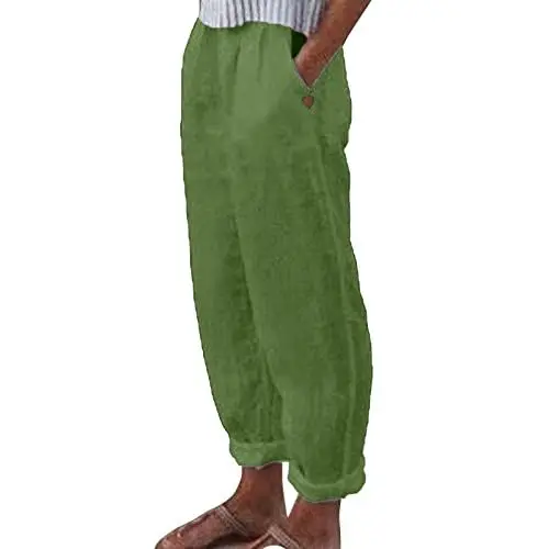 Produktbild: Generisch Hosen Damen Baggy Grau Sommerhose Damen Leicht Und Luftig Einfarbig Locker Winter Leichte Bequeme Baggy Workout Loungehose Mit Taschen Sweatpants Nahtlose Unterhose Damen
