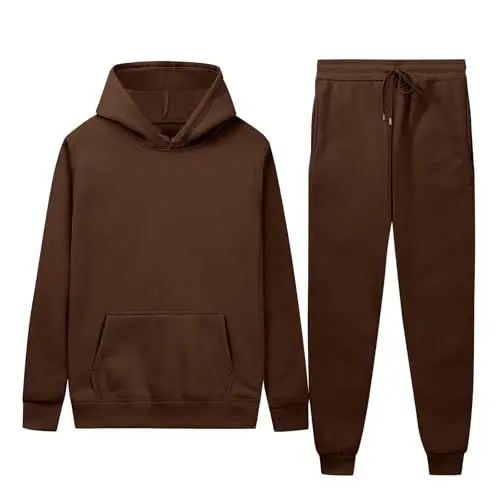 Produktbild: Generisch Jogginganzug Herren Sportanzug Casual Outfit Kapuzenpullover Sportswear Suit Freizeitanzug Activewear-Sets Trainingsanzug Jogginghose Hoodie Y2k Hausanzug Herren Deals Of The Day Braun XXL