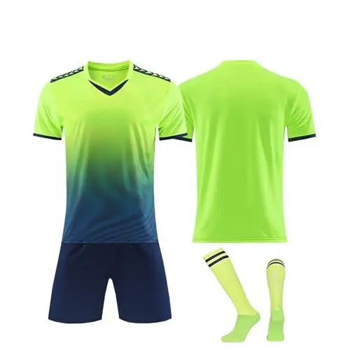 Produktbild: Generisch Kinder Fußball Jersey Personalisierte Fußball Jersey Jungen mit eigenem Name Nummer Team Logo