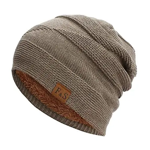 Produktbild: Generisch Kindermützen Herren Damen und Winter Mode Warmer Pullover Hut Stacking Cap Gehörschutzkappe Frostsichere Kappe Mütze Herren Dunkelblau (Khaki, One Size)