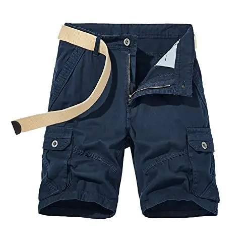 Produktbild: Generisch Kurze Hose Herren Shorts Sommer Mit Taschen Stretch Leichte Cargo Arbeitshosen MäNner Wanderhose Jogginghose Jungs Hosen Hosen Herren Stretch Regular Chino Hosen FüR MäNner Tuchhose Herren