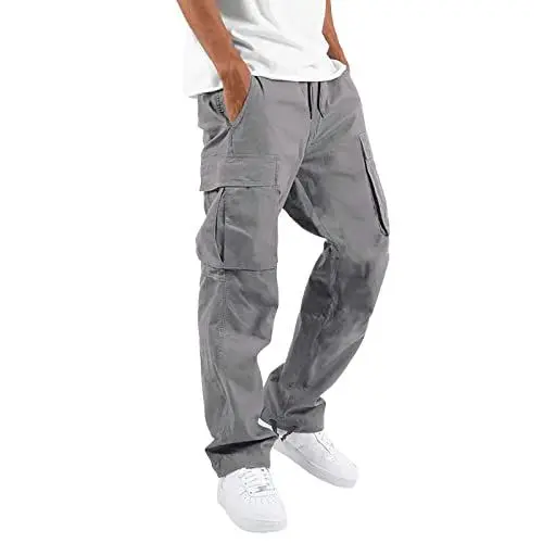 Produktbild: Generisch Sweathose In Stretch Denim MäNner Cargo Jogging Jeans Cargo Pants Herren Herren Chino Hose Stretch Regular Fit Hose Hochzeit Herren