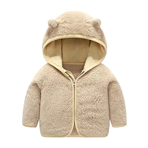 Produktbild: Generisch damen winterjacke sale, Neugeborenes Baby Mädchen Jungen Fleecejacke Fleece Jacke Bärenmantel Warme Kapuzenmantel Oberbekleidung Wollfleece Wintermäntel, warehouse deals angebote rückläufer