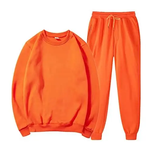 Produktbild: Generisch Männer mit Hosen Hoodie plus Freizeit Winter mit Kapuze Plüsch Damen Anzüge Pullover und Hosen Sweatershirt O Neck Top Hose Bodybuilding Hose (RD3, S)