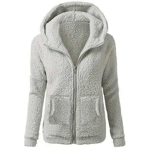 Produktbild: Generisch Mantel Damen Herbst Mantel Damen Herbst Wintermantel Ledermantel Damen Kurzmantel Wolle Damen Damen Herbstmantel Wintermäntel Damen Damen Mantel Herbst Damen-Mäntel Wintermantel Elfenbein M