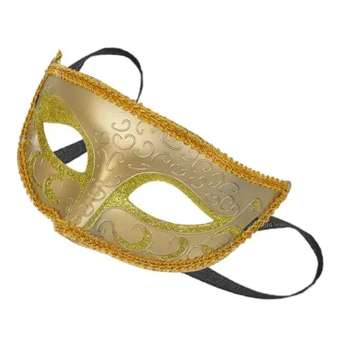 Produktbild: Generisch Maskerade-Maske goldene maske Karnevalsmaske Partymasken Maskerade Masse Männer maskieren Opernmaske Halloween-Maske halloween masken halbe Gesichtsmaske für Frauen Party-Maske Abs