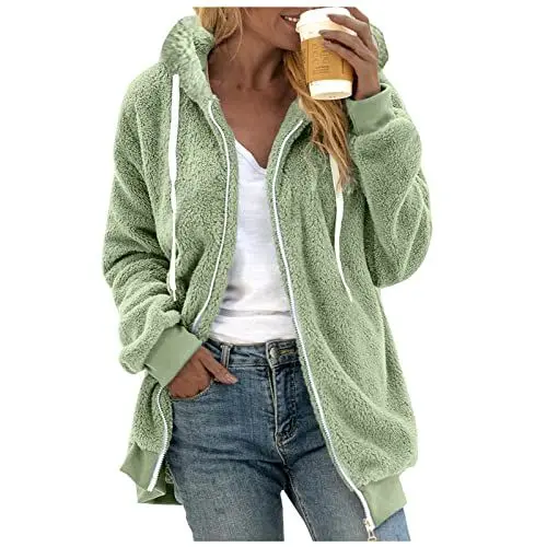 Produktbild: ZTFYKLIN Angebote Unter 10 Euro Winter Jacke Damen Lang Schwarze Jacke Damen Beerdigung Mantel Damen Sommer Winterjacke Damen 50 Daunenjacke Grün Damen Winterjacke Damen Schwarz Vegan Women'S Day