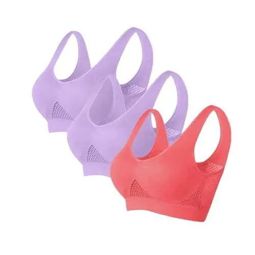 Produktbild: Generisch Meine bestellungen anzeigen konto, Damen-BHS, 3er Pack BH Damen ohne Bügel Push Up Sport BH Set Weich Atmungsaktiver Bequem BHS Set Yoga Gym Outdoor Fitness, Bestellung anzeigen