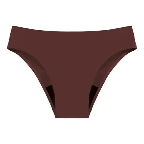 Produktbild: Generisch Menstruation Unterhosen Badehose Strömungsabsorption Bikini Hose Auslaufsichere Perioden Hose zum Schwimmen High Waist Absorbierend Baumwolle Bikini Slips Postpartum Slips für