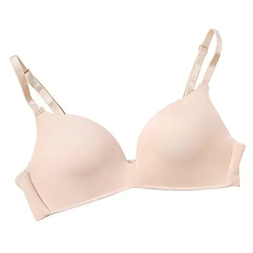 Produktbild: Generisch Nahtloser BH Damen Ohne Bügel Bequemer Und Weicher Bügellose Glatter BH Soft Bequem Seamless BHS Trägerverstellbarer Minimizer BHS Push up Klassische Bra Für Home-Office & Yoga