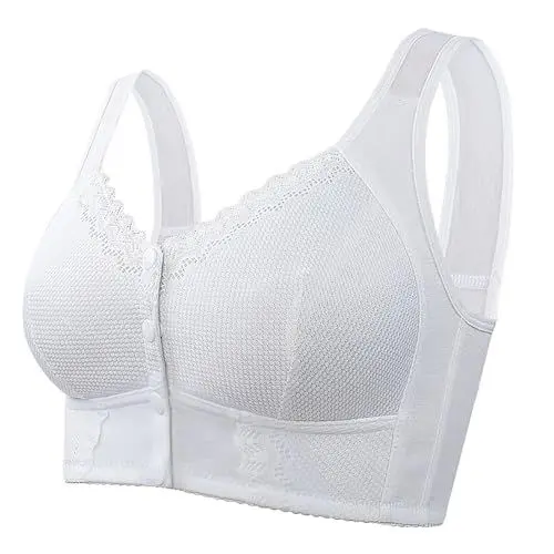Produktbild: Generisch Outlet Damen Sale, still BHS, BH Damen Ohne Bügel Mit Vorderverschluss Haltungskorrektur Push Up BH Entlastungs BH Soft Bequeme Bra Yoga Gym Fitness Sport-BH, Bestellung anzeigen