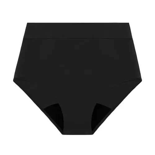 Produktbild: Generisch Perioden Bikinihosen für Damen High Waist Bikini Hose Badehose Perioden Hose zum Schwimmen Auslaufsichere Strömungsabsorption Baumwolle Absorbierend Postpartum Slips Period Swimwear für