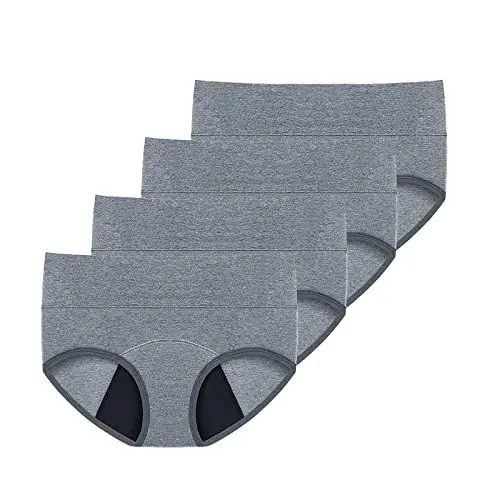 Produktbild: Generisch Perioden Bikinihosen für Damen Strömungsabsorption Auslaufsichere Badehose Perioden Hose zum Schwimmen High Waist Bikini Hose Baumwolle für Periode, Postpartum, Erholung Absorbierend