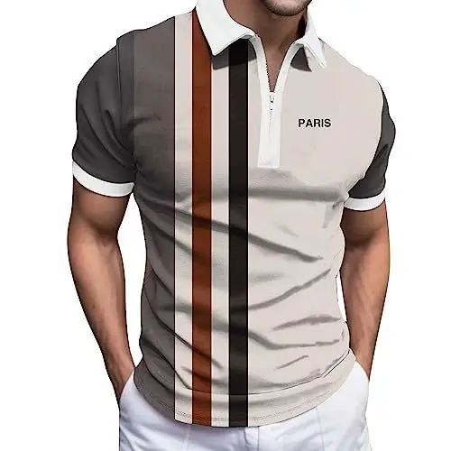 Produktbild: Generisch Poloshirt Herren schwarz 3XL Strick Poloshirt Herren Sommer Poloshirt Herren farbig männer Poloshirts Poloshirt grün Bedrucken Poloshirt Herren Polo
