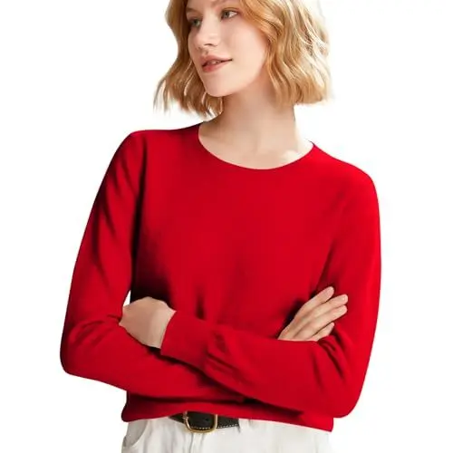 Produktbild: Generisch Pullover blau Damen Damen Leichter Langarm-Pullover Mit Rundhalsausschnitt Mit Zopfmuster