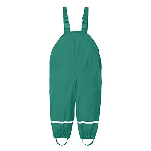 Produktbild: Generisch Regenhose Kinder 98 Latzhose Winddicht wasserdicht Schlamm-Jumphat NylonWaterdichte Casualkids wasserdichte Babysocken (A2-Green, 1-3 Years)