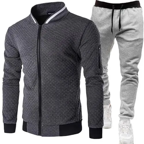 Produktbild: Generisch Schrank Trolley Lässiges, farblich passendes Sweatshirt mit Kapuze und Korsett für Herren im und Winter Körper Anzug (GY2, XXL)
