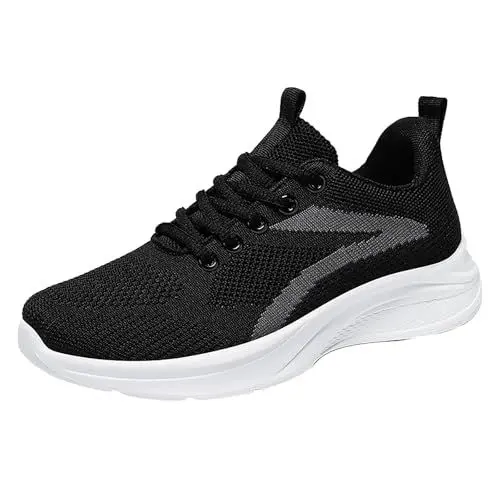 Produktbild: Generisch Damen Laufschuhe Turnschuhe Sportschuhe Sneaker Running Tennis Schuhe Freizeit Straßenlaufschuhe Fashion Leichtgewichts Atmungsaktiv Walkingschuhe Sneaker Dam Damen Sneakers On 42,5
