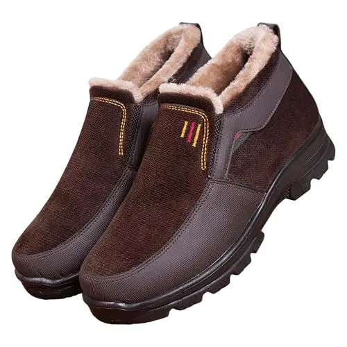 Produktbild: Generisch Schuhe Herren Schwarz 41 Schneestiefel Allwetter Bequem und Mountainbike Schuhe Herren (Coffee, 42)
