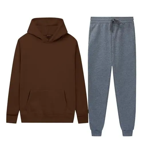 Produktbild: Generisch Set Damen Sweatshirt und Sweatpants Kapuzenpullover Kapuzenjacke Sweatshirt Langarm Rundhals Frauen Locker Casual Pants für Frühling Sommer Herbst Winter