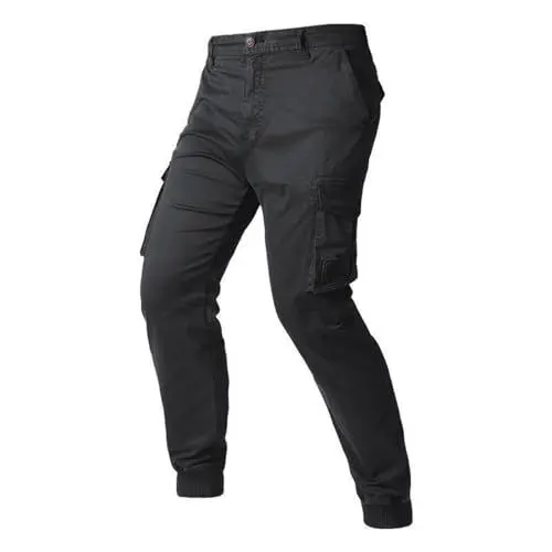 Produktbild: Generisch Sicherheitskleidung Herren Arbeitskleidung für Herren, einfarbige Hose, lässige Sporthose, schmale Hose, Arbeitshose für Herren Jogginghose Modern (Black, XXL)