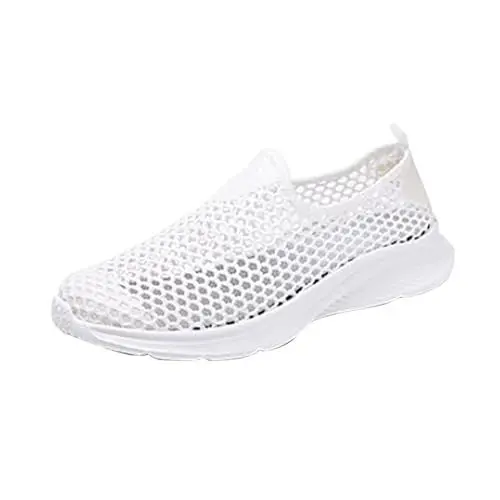 Produktbild: Generisch Sneaker Damen Schuhe Turnschuhe Sportschuhe Laufschuhe Slip On Leichte Tennisschuhe Fitnessschuhe Joggingschuhe Mountainbike Schuhe Bequem Schwarz